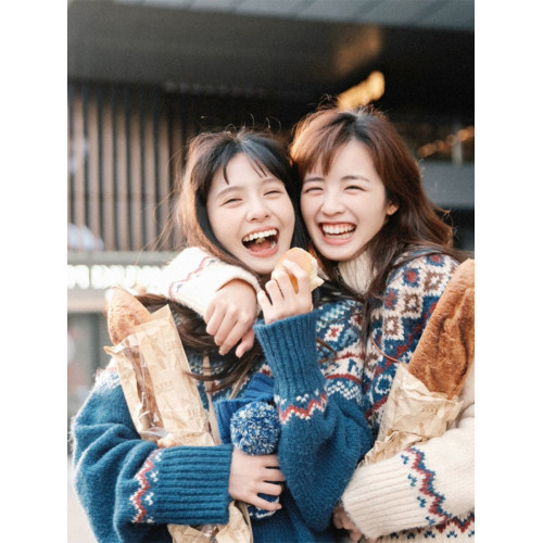 日系慵懶學院風高領毛衣外套女秋冬費爾島氛圍感穿搭顯白針織開衫 日系慵懶學院風高領毛衣外套女秋冬費爾島氛圍感穿搭顯白針織開衫