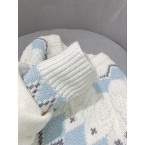 奶呼呼軟糯費爾島毛衣慵懶高級感冬季復古加厚套頭秋冬針織上衣女 奶呼呼軟糯費爾島毛衣慵懶高級感冬季復古加厚套頭秋冬針織上衣女