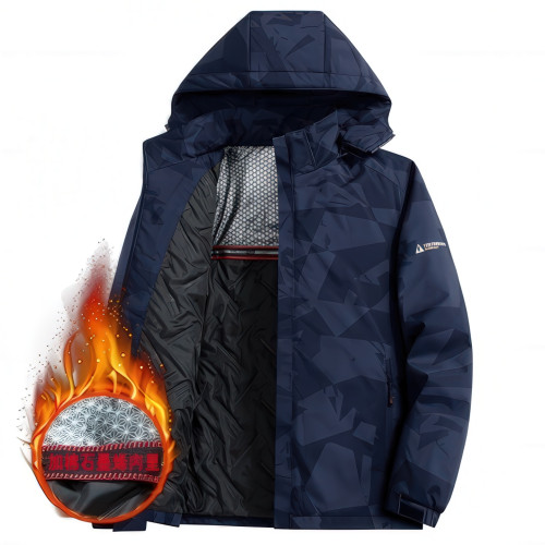 冬季沖鋒衣男2025新款棉衣防風加厚外套加絨保暖棉服防水夾棉棉襖 冬季沖鋒衣男2025新款棉衣防風加厚外套加絨保暖棉服防水夾棉棉襖