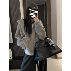 韓系連帽拉鍊毛衣女秋冬2025新款內搭慵懶高級感針織開衫衛衣外套