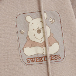 卡通貼布綉衛衣 水洗做舊俏皮連帽長袖拉鍊外套 寬松加絨開衫