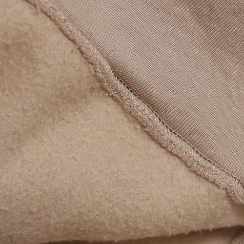 卡通貼布綉衛衣 水洗做舊俏皮連帽長袖拉鍊外套 寬松加絨開衫