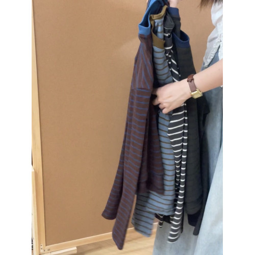 日系民宿風撞色條紋T恤女2025秋季新款寬松百搭可曡穿長袖上衣ins 日系民宿風撞色條紋T恤女2025秋季新款寬松百搭可曡穿長袖上衣ins