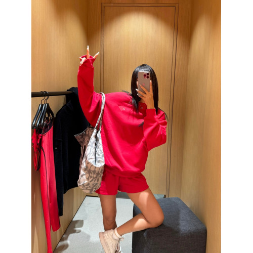 金智秀同款啊lo圓領衛衣寬松百搭長袖套頭上衣情侶純色簡約女 金智秀同款啊lo圓領衛衣寬松百搭長袖套頭上衣情侶純色簡約女