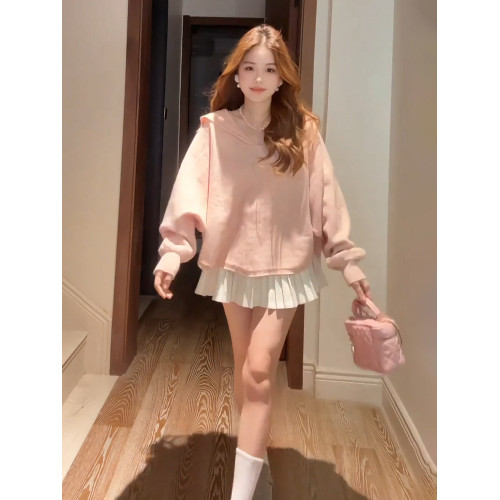 大碼胖mm減齡海軍領長袖針織衫女秋冬韓系甜美寬鬆氣質慵嬾風上衣