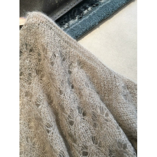 高級感鏤空咖色毛衣女2025春季薄款軟糯慵懶馬海毛濮院防曬針織衫 高級感鏤空咖色毛衣女2025春季薄款軟糯慵懶馬海毛濮院防曬針織衫