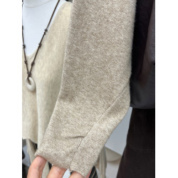 SOFT PUFF韓版十三行女裝2025秋裝新款蝙蝠袖一字領寬松針織衫女