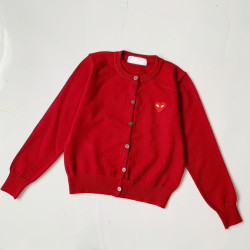 Nya醬日系前後愛心眼睛針織毛衣開衫外套女士上衣