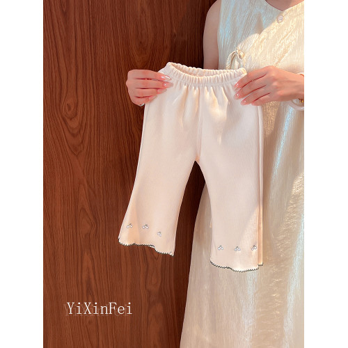 女童一體絨喇叭褲洋氣秋冬裝長褲女寶寶冬季加厚保暖褲子嬰兒童裝 女童一體絨喇叭褲洋氣秋冬裝長褲女寶寶冬季加厚保暖褲子嬰兒童裝