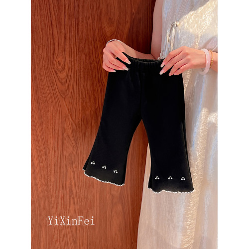 女童一體絨喇叭褲洋氣秋冬裝長褲女寶寶冬季加厚保暖褲子嬰兒童裝 女童一體絨喇叭褲洋氣秋冬裝長褲女寶寶冬季加厚保暖褲子嬰兒童裝