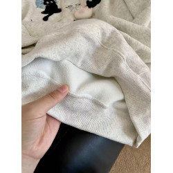 重工刺綉連帽衛衣女寬松秋冬季慵懶風oversize設計感學生上衣外套