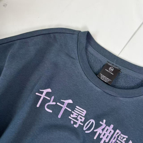 千尋的神隱重工刺綉燈籠袖抓絨高克重男女春秋款寬松休閒百搭外衣 千尋的神隱重工刺綉燈籠袖抓絨高克重男女春秋款寬松休閒百搭外衣