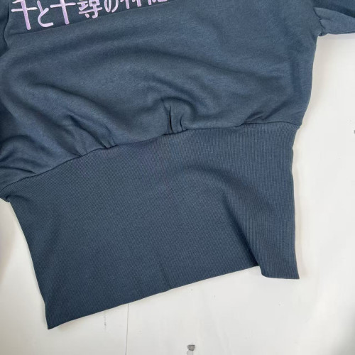 千尋的神隱重工刺綉燈籠袖抓絨高克重男女春秋款寬松休閒百搭外衣 千尋的神隱重工刺綉燈籠袖抓絨高克重男女春秋款寬松休閒百搭外衣