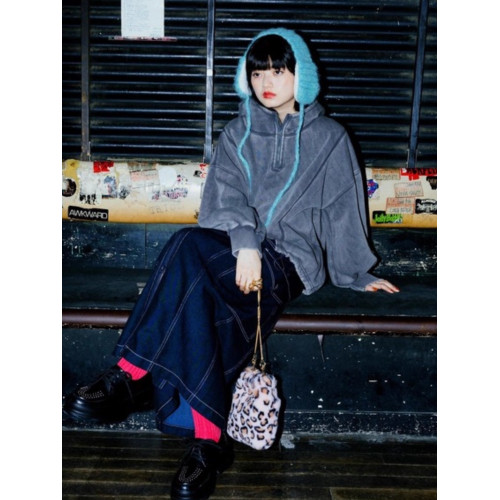 日系早秋niko and半拉鍊薄絨連帽水洗做舊衛衣日單百搭原宿風休閒 日系早秋niko and半拉鍊薄絨連帽水洗做舊衛衣日單百搭原宿風休閒