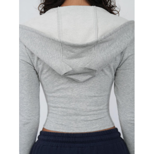 Fcii小耳朵連帽衛衣外套女長袖上衣春秋辣妹外穿單品百搭顯瘦開衫 Fcii小耳朵連帽衛衣外套女長袖上衣春秋辣妹外穿單品百搭顯瘦開衫