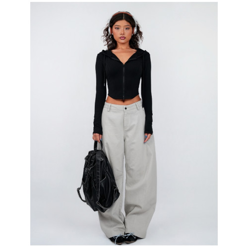 Fcii小耳朵連帽衛衣外套女長袖上衣春秋辣妹外穿單品百搭顯瘦開衫 Fcii小耳朵連帽衛衣外套女長袖上衣春秋辣妹外穿單品百搭顯瘦開衫