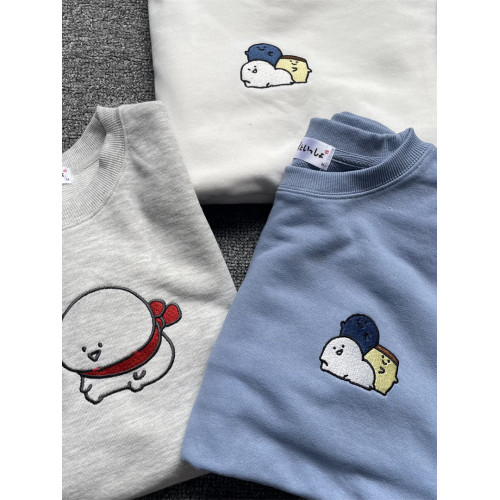 寬松可愛的刺綉秋季女士毛圈圓領毛圈衛衣合作卡通搭配日單原單 寬松可愛的刺綉秋季女士毛圈圓領毛圈衛衣合作卡通搭配日單原單