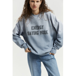 原單LIM*E太空印花字母圓領衛衣寬松藍漸變長袖0587-574 1718