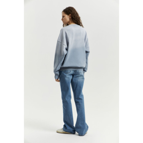 原單LIM*E太空印花字母圓領衛衣寬松藍漸變長袖0587-574 1718 原單LIM*E太空印花字母圓領衛衣寬松藍漸變長袖0587-574 1718