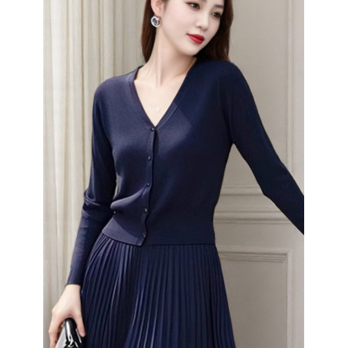 高級感時尚針織衫上衣配半身裙套裝氣質收腰顯瘦女春秋冬2025新款