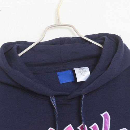 樂園款重工刺綉~字母連帽加絨套頭衛衣女寬松大碼休閒潮高腰上衣 樂園款重工刺綉~字母連帽加絨套頭衛衣女寬松大碼休閒潮高腰上衣