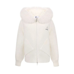 iNSLliiSA軟糯慵懶風溫柔連帽毛領針織衫女春秋新款休閒百搭毛衣