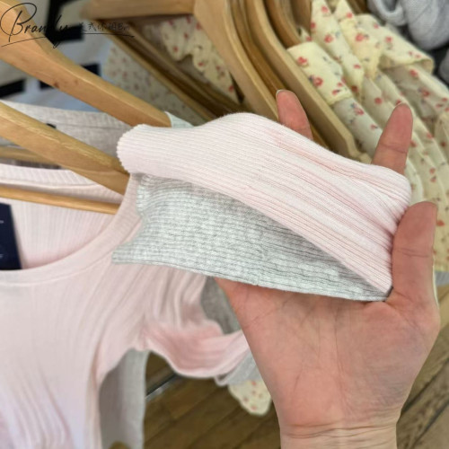 Brandy bm圓領長袖竪條紋純棉針織衫BM修身顯瘦上衣Grace Sweater Brandy bm圓領長袖竪條紋純棉針織衫BM修身顯瘦上衣Grace Sweater