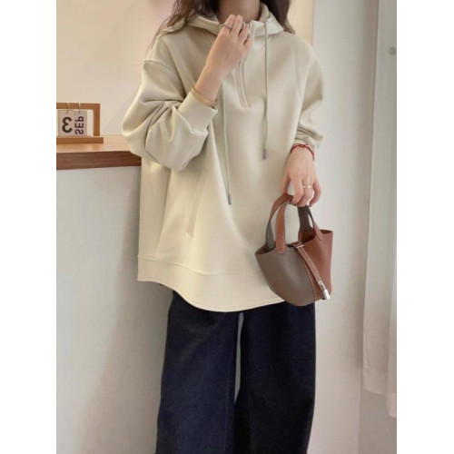 特大碼2-300斤痞帥設計感半拉鍊衛衣女秋冬寬松加絨慵懶上衣外套 特大碼2-300斤痞帥設計感半拉鍊衛衣女秋冬寬松加絨慵懶上衣外套