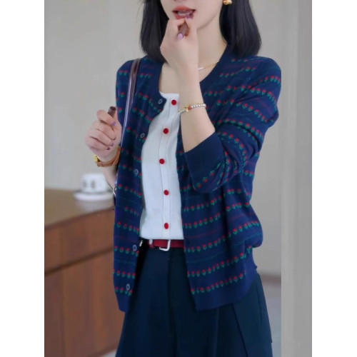 時尚洋氣假兩件針織開衫女2025早秋韓系穿搭大碼顯瘦歐貨時髦上衣 時尚洋氣假兩件針織開衫女2025早秋韓系穿搭大碼顯瘦歐貨時髦上衣