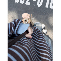 韓系學院風翻領條紋衛衣女秋季復古百搭撞色寬松休閒長袖毛衣上衣