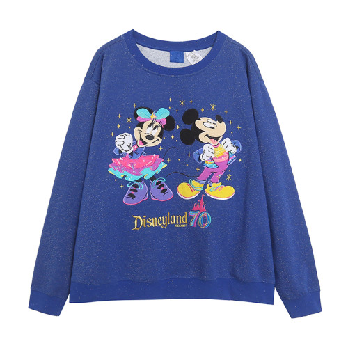 樂園款 重工刺綉卡通動漫圓領長袖加絨秋季衛衣 套頭寬松可愛 樂園款 重工刺綉卡通動漫圓領長袖加絨秋季衛衣 套頭寬松可愛