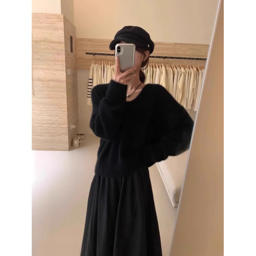 韓系軟糯V領套頭毛衣女2025秋季新款慵懶寬松顯瘦針織衫內搭上衣 韓系軟糯V領套頭毛衣女2025秋季新款慵懶寬松顯瘦針織衫內搭上衣