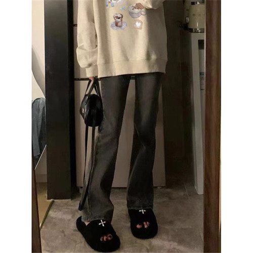 純棉美式復古無帽圓領衛衣女2025新款早秋薄款設計感寬松慵懶上衣 純棉美式復古無帽圓領衛衣女2025新款早秋薄款設計感寬松慵懶上衣