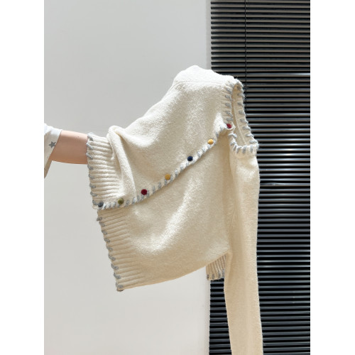 彩釦加厚針織毛衣外套女2025秋冬季慵懶風寬松設計感長袖開衫上衣 彩釦加厚針織毛衣外套女2025秋冬季慵懶風寬松設計感長袖開衫上衣