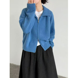 1020毛衣拉鍊開衫外套上衣 710克 胸圍140衣長57