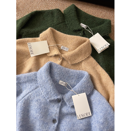 顔色超美!韓代@lero*e美娜家 冬日情書~10%羊毛復古翻領毛衣外套 顔色超美!韓代@lero*e美娜家 冬日情書~10%羊毛復古翻領毛衣外套