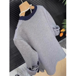 假兩件拼接針織衫女2025早秋季新款顯瘦長袖韓系穿搭顯瘦毛衣上衣