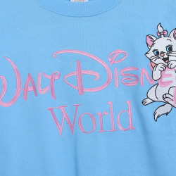 樂園卡通動漫重工刺綉寬松大版樂園款圓領長袖毛圈長袖衛衣