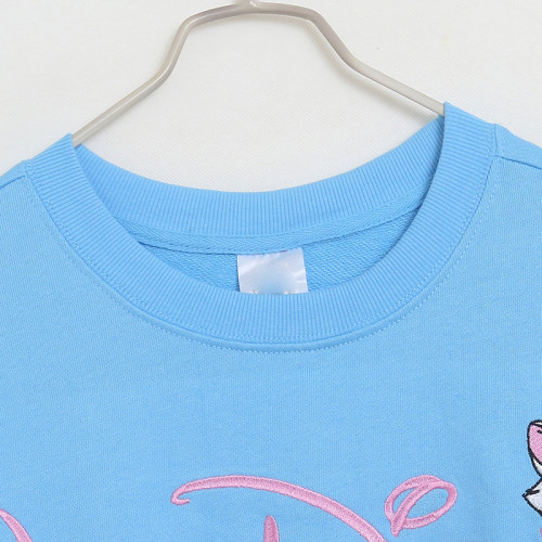 樂園卡通動漫重工刺綉寬松大版樂園款圓領長袖毛圈長袖衛衣 樂園卡通動漫重工刺綉寬松大版樂園款圓領長袖毛圈長袖衛衣