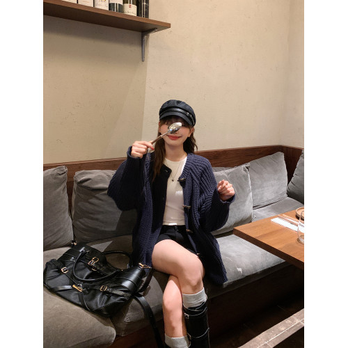 切糕自製小個子早秋新款上衣女毛衣針織外套好看開衫高級毛織