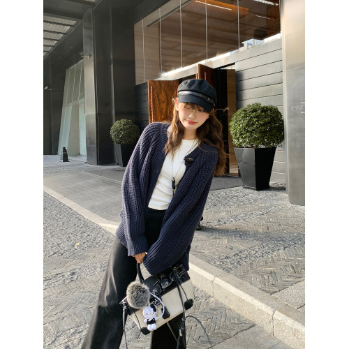 切糕自製小個子早秋新款上衣女毛衣針織外套好看開衫高級毛織