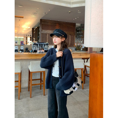 切糕自製小個子早秋新款上衣女毛衣針織外套好看開衫高級毛織