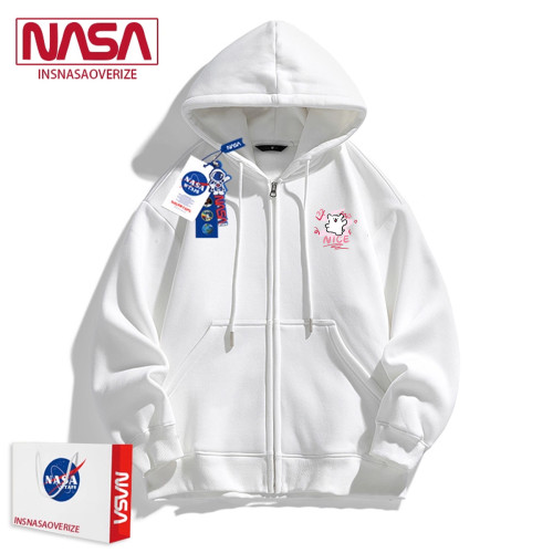NASA聯名線條小狗衛衣開衫外套女士連帽2025新款爆款加絨拉鍊上衣 NASA聯名線條小狗衛衣開衫外套女士連帽2025新款爆款加絨拉鍊上衣