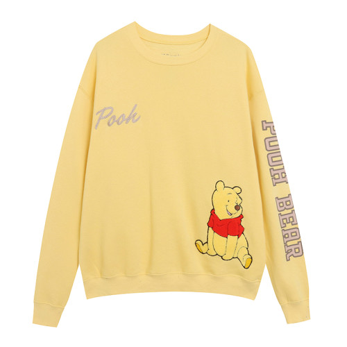 圓領加絨卡通動漫毛巾綉字母印花俏皮可愛長袖寬松顯瘦衛衣 圓領加絨卡通動漫毛巾綉字母印花俏皮可愛長袖寬松顯瘦衛衣