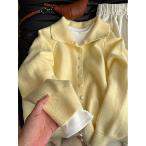 溫柔風高領軟糯毛衣外套女春季秋冬穿搭新款韓系ins外穿針織開衫