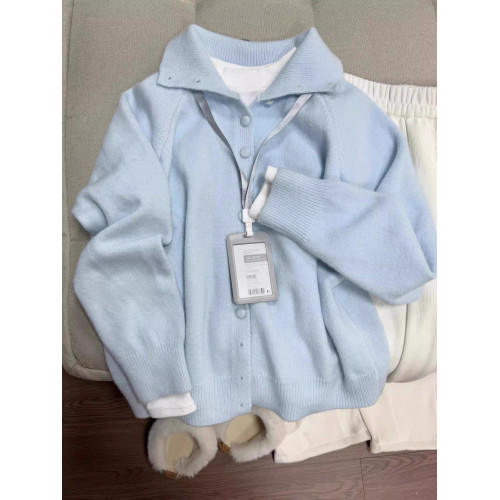 溫柔風高領軟糯毛衣外套女春季秋冬穿搭新款韓系ins外穿針織開衫