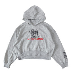 僅一批 美國單 小衆暗黑鬼娃恰吉Chucky衛衣亞比原宿寬松短款帽衫