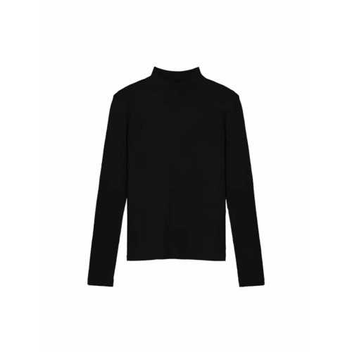 【慵懶周末】官方秋新款半高領山羊絨混紡修身打底衫女內搭針織衫