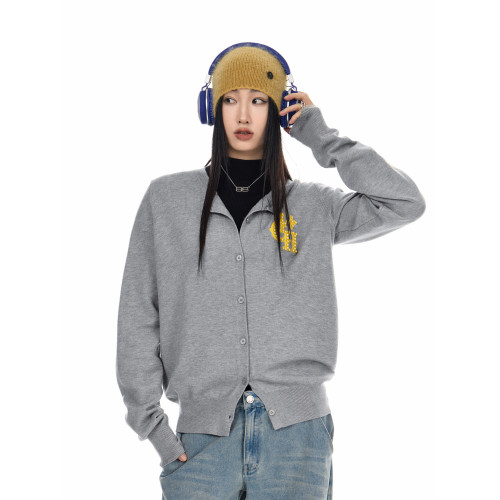 ICH MODE 美式復古珍珠針織開衫女春秋季氛圍感外搭休閒毛衣外套 ICH MODE 美式復古珍珠針織開衫女春秋季氛圍感外搭休閒毛衣外套