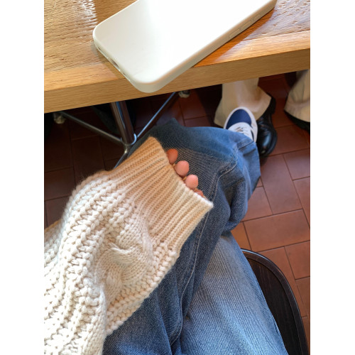 秋冬季高領寬松慵懶風針織衫毛衣2025新款女裝高級感套頭復古上衣